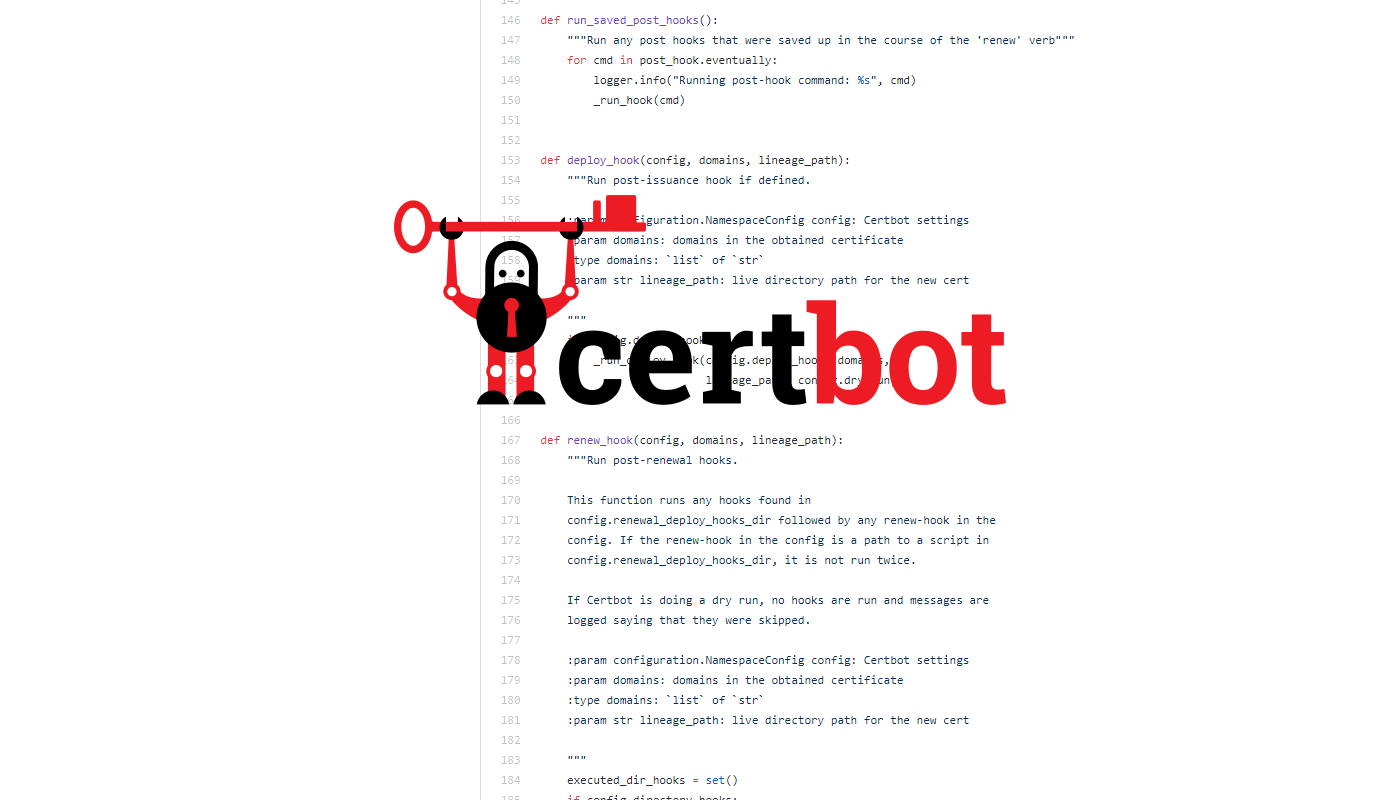 The certbot Hook API